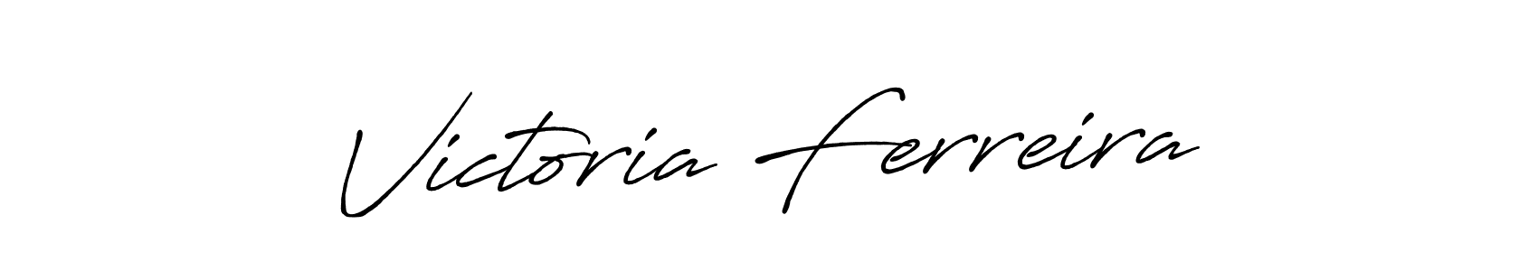 Design your own signature with our free online signature maker. With this signature software, you can create a handwritten (Antro_Vectra_Bolder) signature for name Victoria Ferreira. Victoria Ferreira signature style 7 images and pictures png