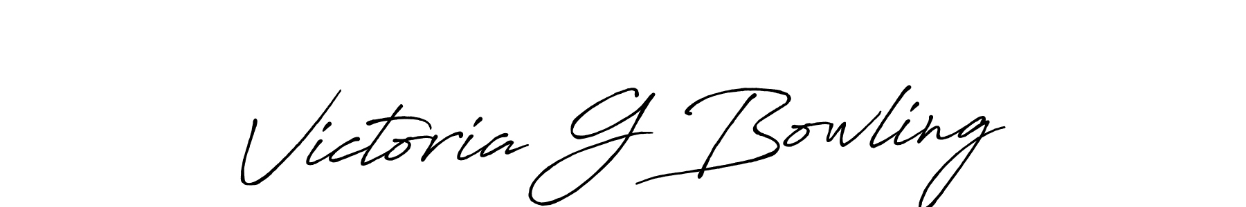 How to make Victoria G Bowling signature? Antro_Vectra_Bolder is a professional autograph style. Create handwritten signature for Victoria G Bowling name. Victoria G Bowling signature style 7 images and pictures png