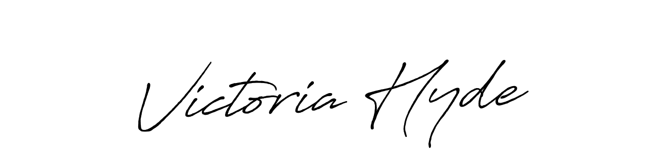 Make a beautiful signature design for name Victoria Hyde. Use this online signature maker to create a handwritten signature for free. Victoria Hyde signature style 7 images and pictures png