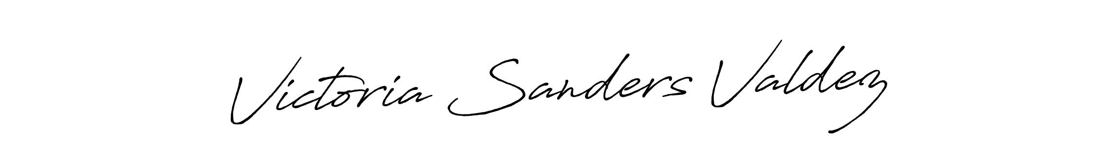 Victoria Sanders Valdez stylish signature style. Best Handwritten Sign (Antro_Vectra_Bolder) for my name. Handwritten Signature Collection Ideas for my name Victoria Sanders Valdez. Victoria Sanders Valdez signature style 7 images and pictures png