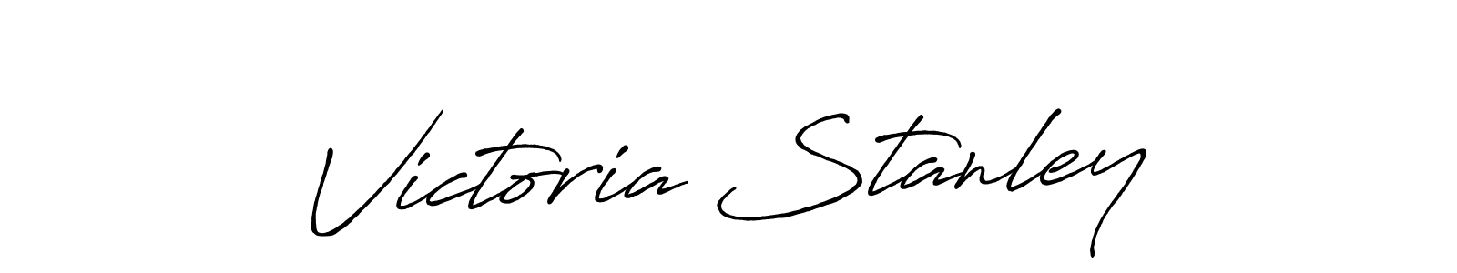Also we have Victoria Stanley name is the best signature style. Create professional handwritten signature collection using Antro_Vectra_Bolder autograph style. Victoria Stanley signature style 7 images and pictures png