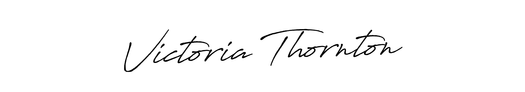 Create a beautiful signature design for name Victoria Thornton. With this signature (Antro_Vectra_Bolder) fonts, you can make a handwritten signature for free. Victoria Thornton signature style 7 images and pictures png