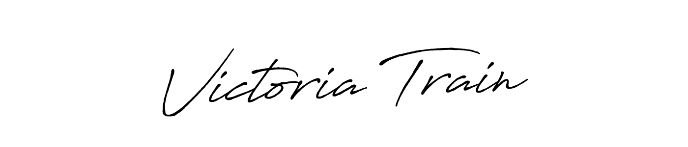 It looks lik you need a new signature style for name Victoria Train. Design unique handwritten (Antro_Vectra_Bolder) signature with our free signature maker in just a few clicks. Victoria Train signature style 7 images and pictures png