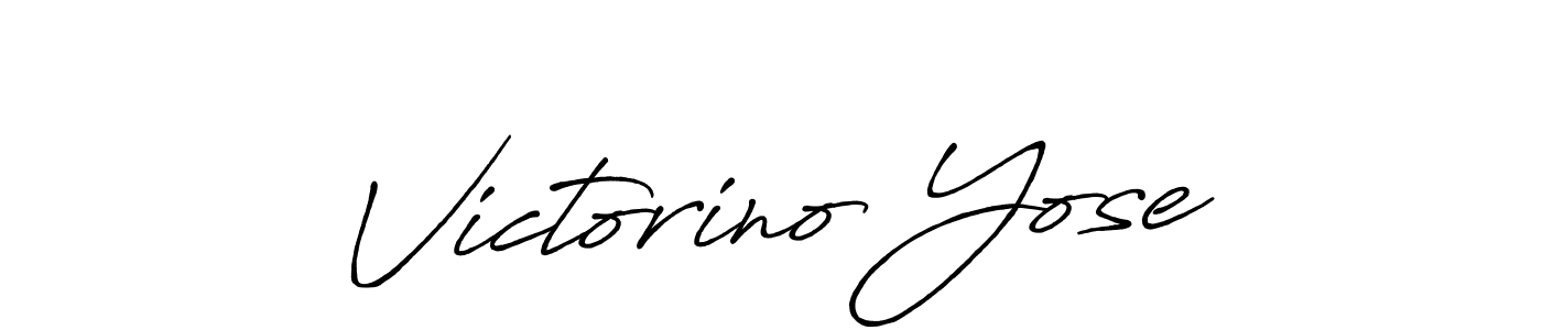 Antro_Vectra_Bolder is a professional signature style that is perfect for those who want to add a touch of class to their signature. It is also a great choice for those who want to make their signature more unique. Get Victorino Yose name to fancy signature for free. Victorino Yose signature style 7 images and pictures png