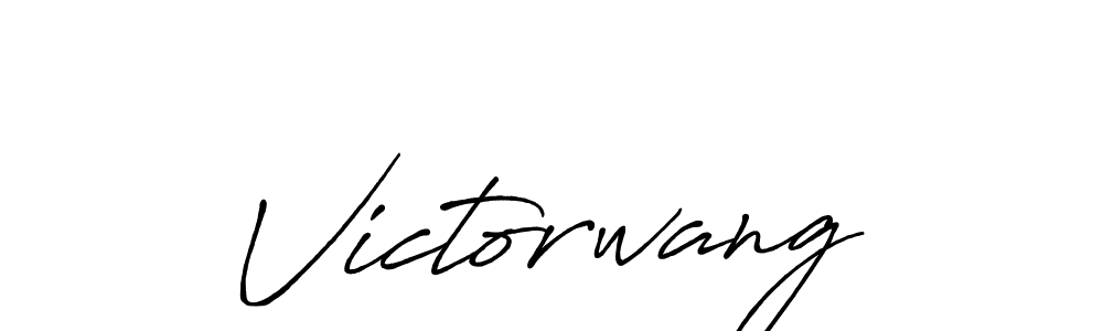 Also we have Victorwang name is the best signature style. Create professional handwritten signature collection using Antro_Vectra_Bolder autograph style. Victorwang signature style 7 images and pictures png