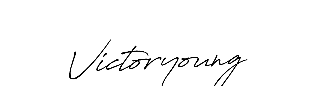 Similarly Antro_Vectra_Bolder is the best handwritten signature design. Signature creator online .You can use it as an online autograph creator for name Victoryoung. Victoryoung signature style 7 images and pictures png