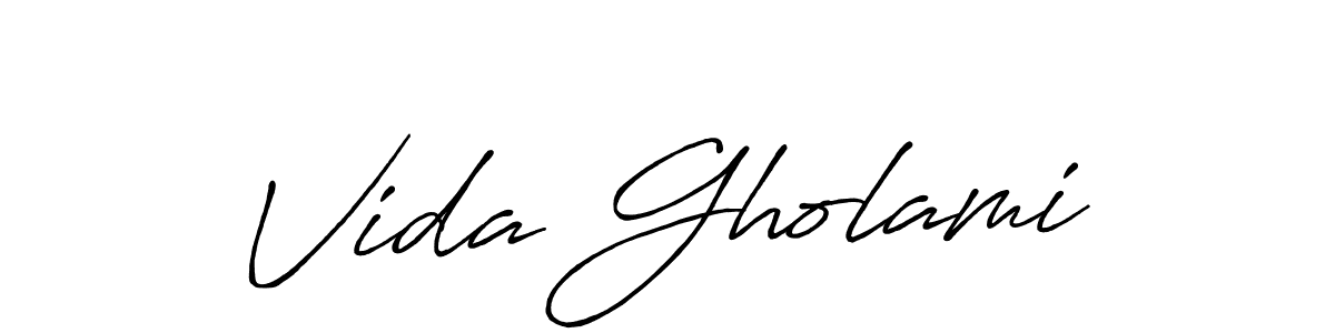 This is the best signature style for the Vida Gholami name. Also you like these signature font (Antro_Vectra_Bolder). Mix name signature. Vida Gholami signature style 7 images and pictures png
