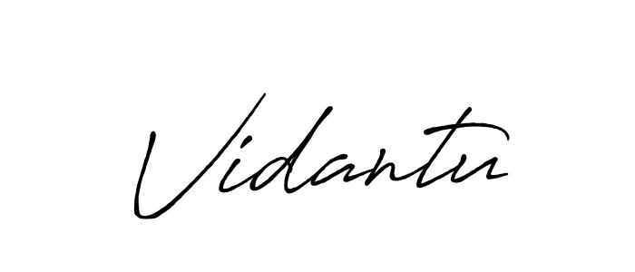 The best way (Antro_Vectra_Bolder) to make a short signature is to pick only two or three words in your name. The name Vidantu include a total of six letters. For converting this name. Vidantu signature style 7 images and pictures png