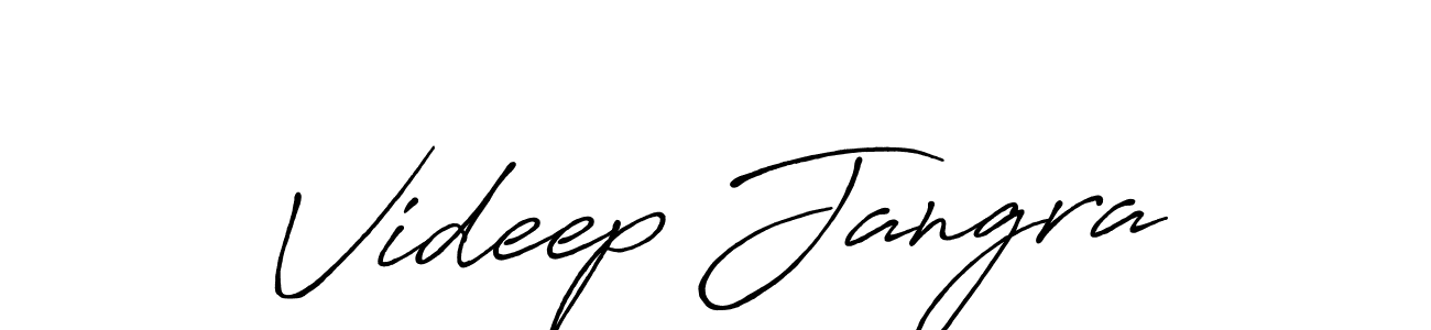 Antro_Vectra_Bolder is a professional signature style that is perfect for those who want to add a touch of class to their signature. It is also a great choice for those who want to make their signature more unique. Get Videep Jangra name to fancy signature for free. Videep Jangra signature style 7 images and pictures png