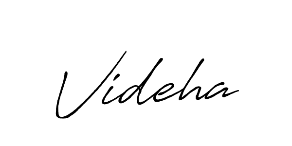 Videha stylish signature style. Best Handwritten Sign (Antro_Vectra_Bolder) for my name. Handwritten Signature Collection Ideas for my name Videha. Videha signature style 7 images and pictures png