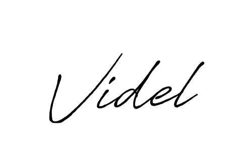 How to make Videl name signature. Use Antro_Vectra_Bolder style for creating short signs online. This is the latest handwritten sign. Videl signature style 7 images and pictures png