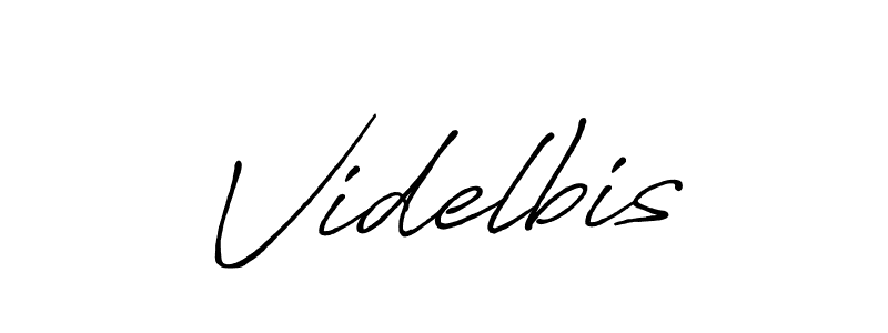 Design your own signature with our free online signature maker. With this signature software, you can create a handwritten (Antro_Vectra_Bolder) signature for name Videlbis. Videlbis signature style 7 images and pictures png