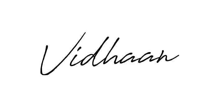 Make a beautiful signature design for name Vidhaan. Use this online signature maker to create a handwritten signature for free. Vidhaan signature style 7 images and pictures png