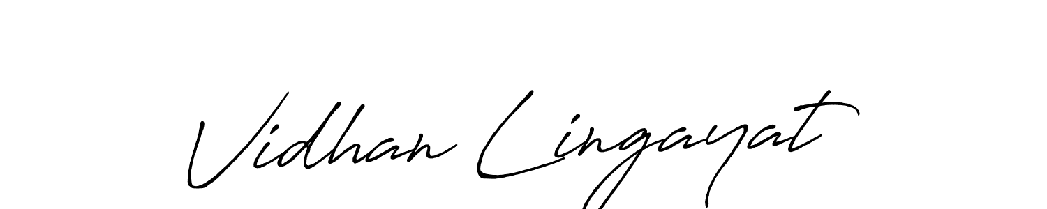 Also we have Vidhan Lingayat name is the best signature style. Create professional handwritten signature collection using Antro_Vectra_Bolder autograph style. Vidhan Lingayat signature style 7 images and pictures png