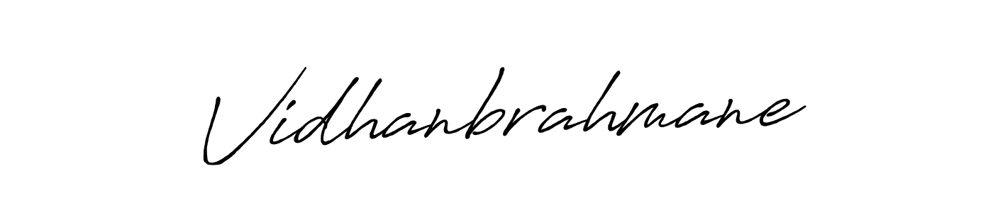Once you've used our free online signature maker to create your best signature Antro_Vectra_Bolder style, it's time to enjoy all of the benefits that Vidhanbrahmane name signing documents. Vidhanbrahmane signature style 7 images and pictures png