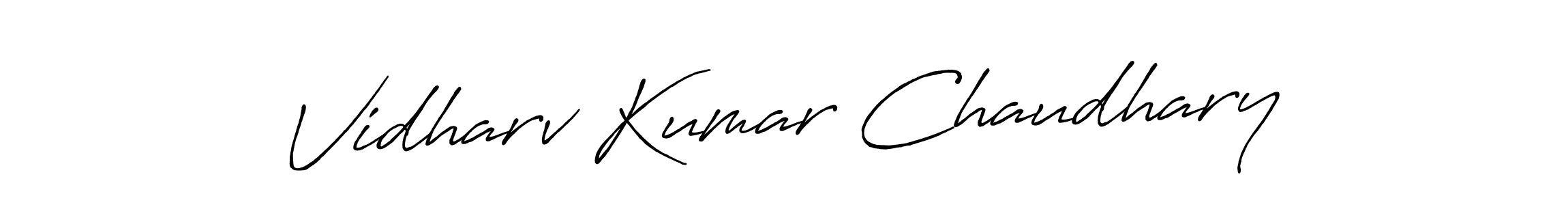 Use a signature maker to create a handwritten signature online. With this signature software, you can design (Antro_Vectra_Bolder) your own signature for name Vidharv Kumar Chaudhary. Vidharv Kumar Chaudhary signature style 7 images and pictures png