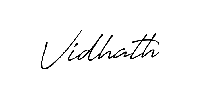 Also You can easily find your signature by using the search form. We will create Vidhath name handwritten signature images for you free of cost using Antro_Vectra_Bolder sign style. Vidhath signature style 7 images and pictures png