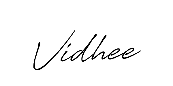 The best way (Antro_Vectra_Bolder) to make a short signature is to pick only two or three words in your name. The name Vidhee include a total of six letters. For converting this name. Vidhee signature style 7 images and pictures png