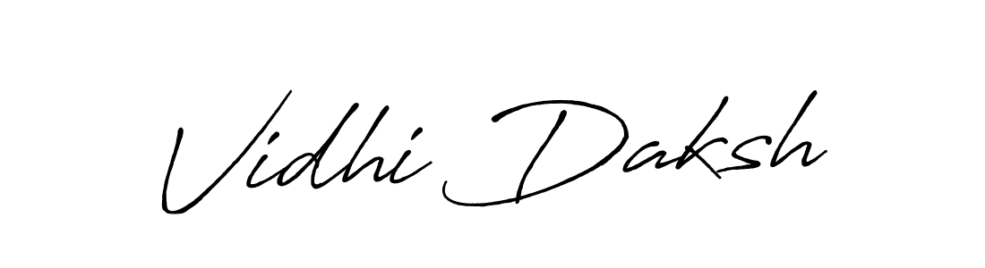 Similarly Antro_Vectra_Bolder is the best handwritten signature design. Signature creator online .You can use it as an online autograph creator for name Vidhi Daksh. Vidhi Daksh signature style 7 images and pictures png