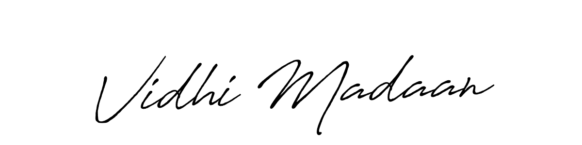 How to Draw Vidhi Madaan signature style? Antro_Vectra_Bolder is a latest design signature styles for name Vidhi Madaan. Vidhi Madaan signature style 7 images and pictures png