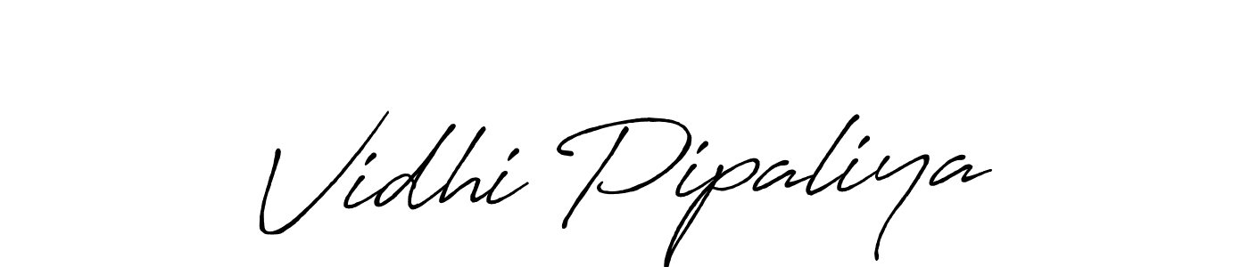 Once you've used our free online signature maker to create your best signature Antro_Vectra_Bolder style, it's time to enjoy all of the benefits that Vidhi Pipaliya name signing documents. Vidhi Pipaliya signature style 7 images and pictures png