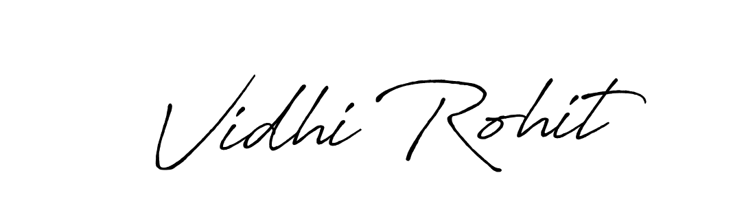 This is the best signature style for the Vidhi Rohit name. Also you like these signature font (Antro_Vectra_Bolder). Mix name signature. Vidhi Rohit signature style 7 images and pictures png