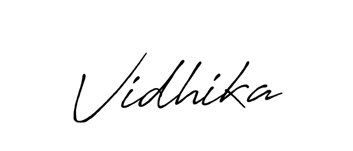 Similarly Antro_Vectra_Bolder is the best handwritten signature design. Signature creator online .You can use it as an online autograph creator for name Vidhika. Vidhika signature style 7 images and pictures png