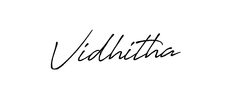 It looks lik you need a new signature style for name Vidhitha. Design unique handwritten (Antro_Vectra_Bolder) signature with our free signature maker in just a few clicks. Vidhitha signature style 7 images and pictures png