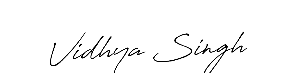 How to Draw Vidhya Singh signature style? Antro_Vectra_Bolder is a latest design signature styles for name Vidhya Singh. Vidhya Singh signature style 7 images and pictures png