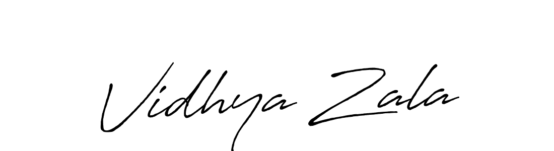 You should practise on your own different ways (Antro_Vectra_Bolder) to write your name (Vidhya Zala) in signature. don't let someone else do it for you. Vidhya Zala signature style 7 images and pictures png