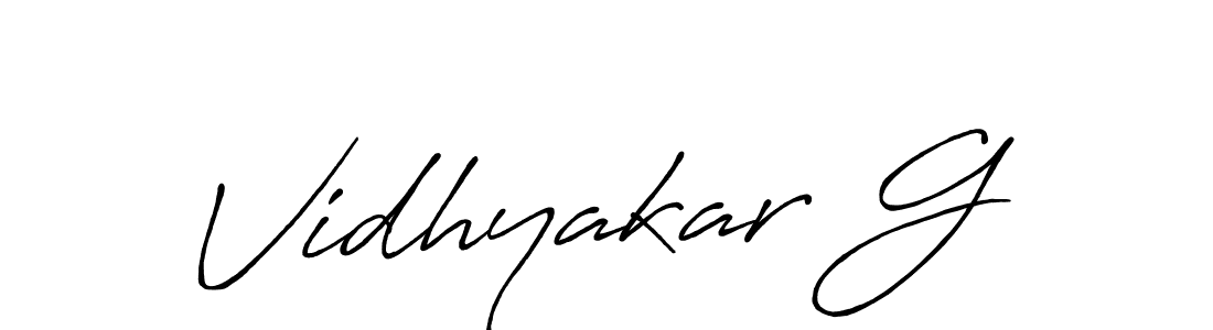 How to Draw Vidhyakar G signature style? Antro_Vectra_Bolder is a latest design signature styles for name Vidhyakar G. Vidhyakar G signature style 7 images and pictures png