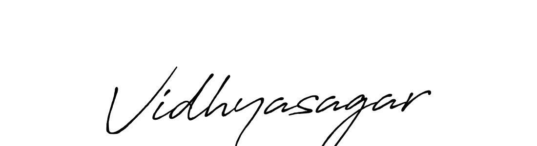 Also we have Vidhyasagar name is the best signature style. Create professional handwritten signature collection using Antro_Vectra_Bolder autograph style. Vidhyasagar signature style 7 images and pictures png