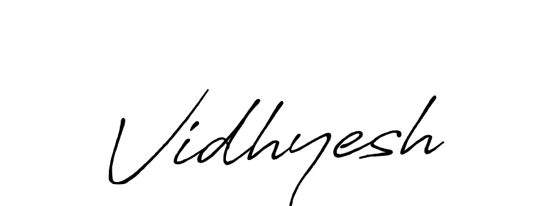 Best and Professional Signature Style for Vidhyesh. Antro_Vectra_Bolder Best Signature Style Collection. Vidhyesh signature style 7 images and pictures png