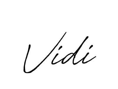 Similarly Antro_Vectra_Bolder is the best handwritten signature design. Signature creator online .You can use it as an online autograph creator for name Vidi. Vidi signature style 7 images and pictures png