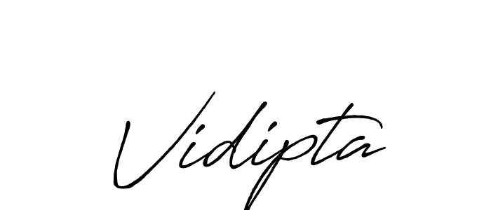 The best way (Antro_Vectra_Bolder) to make a short signature is to pick only two or three words in your name. The name Vidipta include a total of six letters. For converting this name. Vidipta signature style 7 images and pictures png