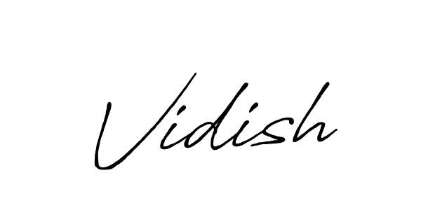 It looks lik you need a new signature style for name Vidish. Design unique handwritten (Antro_Vectra_Bolder) signature with our free signature maker in just a few clicks. Vidish signature style 7 images and pictures png