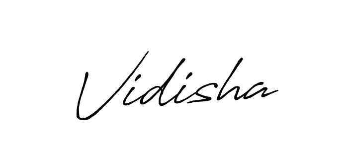 Make a beautiful signature design for name Vidisha. Use this online signature maker to create a handwritten signature for free. Vidisha signature style 7 images and pictures png