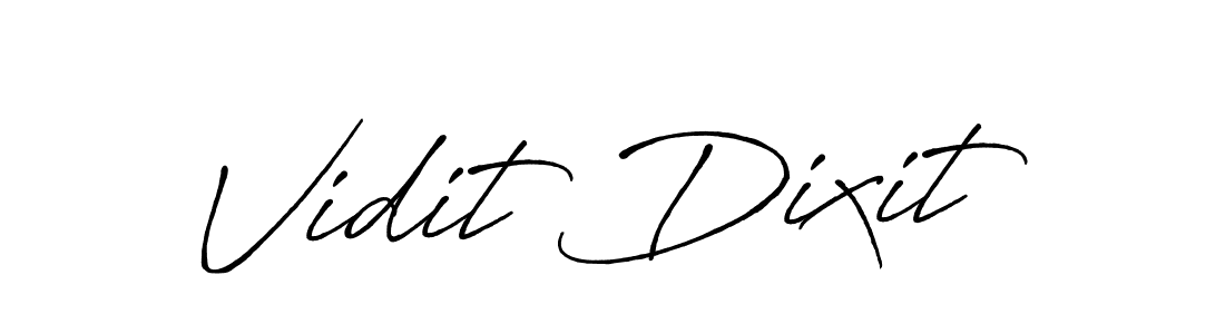 Make a beautiful signature design for name Vidit Dixit. Use this online signature maker to create a handwritten signature for free. Vidit Dixit signature style 7 images and pictures png