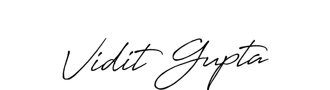 Antro_Vectra_Bolder is a professional signature style that is perfect for those who want to add a touch of class to their signature. It is also a great choice for those who want to make their signature more unique. Get Vidit Gupta name to fancy signature for free. Vidit Gupta signature style 7 images and pictures png