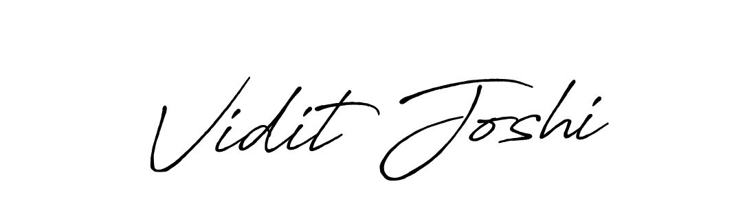 Similarly Antro_Vectra_Bolder is the best handwritten signature design. Signature creator online .You can use it as an online autograph creator for name Vidit Joshi. Vidit Joshi signature style 7 images and pictures png