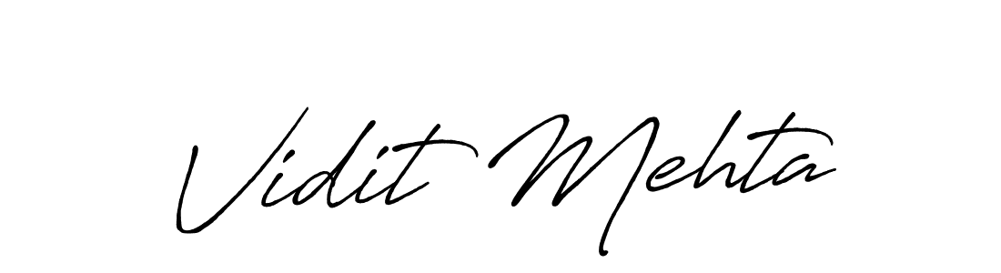 This is the best signature style for the Vidit Mehta name. Also you like these signature font (Antro_Vectra_Bolder). Mix name signature. Vidit Mehta signature style 7 images and pictures png