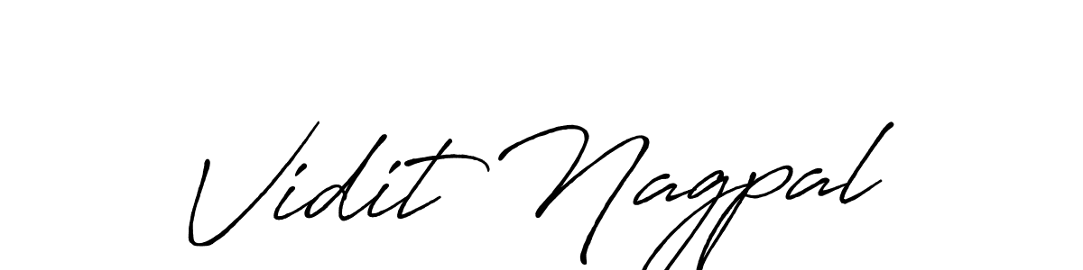 Antro_Vectra_Bolder is a professional signature style that is perfect for those who want to add a touch of class to their signature. It is also a great choice for those who want to make their signature more unique. Get Vidit Nagpal name to fancy signature for free. Vidit Nagpal signature style 7 images and pictures png