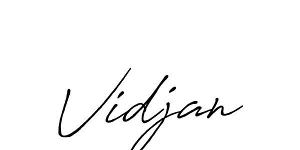Also You can easily find your signature by using the search form. We will create Vidjan name handwritten signature images for you free of cost using Antro_Vectra_Bolder sign style. Vidjan signature style 7 images and pictures png