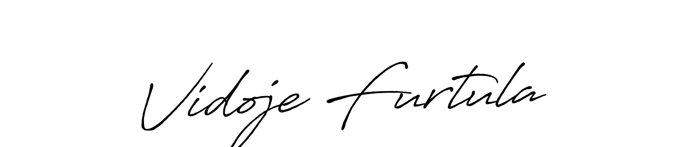 if you are searching for the best signature style for your name Vidoje Furtula. so please give up your signature search. here we have designed multiple signature styles  using Antro_Vectra_Bolder. Vidoje Furtula signature style 7 images and pictures png