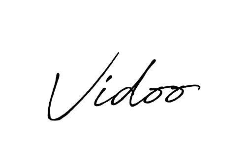 Create a beautiful signature design for name Vidoo. With this signature (Antro_Vectra_Bolder) fonts, you can make a handwritten signature for free. Vidoo signature style 7 images and pictures png