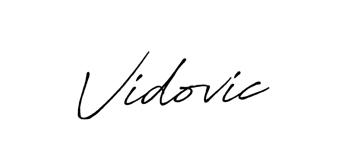 Antro_Vectra_Bolder is a professional signature style that is perfect for those who want to add a touch of class to their signature. It is also a great choice for those who want to make their signature more unique. Get Vidovic name to fancy signature for free. Vidovic signature style 7 images and pictures png