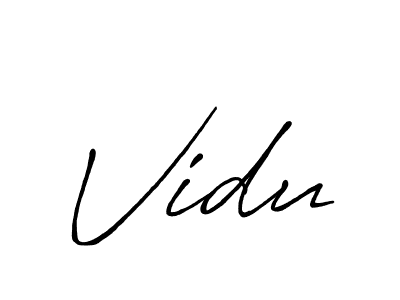 Make a beautiful signature design for name Vidu. Use this online signature maker to create a handwritten signature for free. Vidu signature style 7 images and pictures png