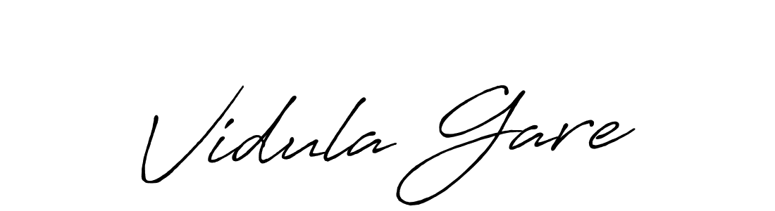 Once you've used our free online signature maker to create your best signature Antro_Vectra_Bolder style, it's time to enjoy all of the benefits that Vidula Gare name signing documents. Vidula Gare signature style 7 images and pictures png