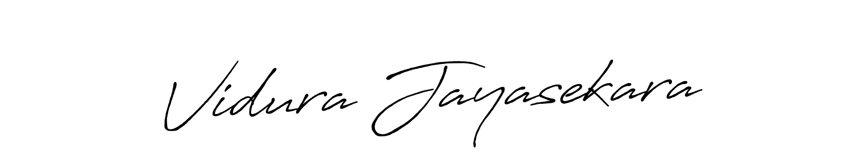 The best way (Antro_Vectra_Bolder) to make a short signature is to pick only two or three words in your name. The name Vidura Jayasekara include a total of six letters. For converting this name. Vidura Jayasekara signature style 7 images and pictures png