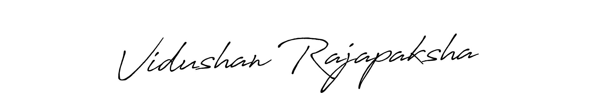 Vidushan Rajapaksha stylish signature style. Best Handwritten Sign (Antro_Vectra_Bolder) for my name. Handwritten Signature Collection Ideas for my name Vidushan Rajapaksha. Vidushan Rajapaksha signature style 7 images and pictures png
